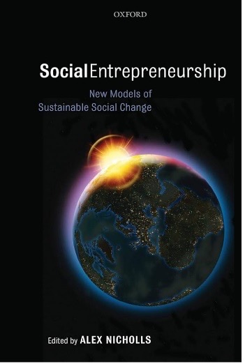 Buchcover des Sammelband Social Entrepreneurship. Schwarz gefärbt