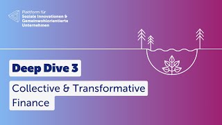Taskforce FSI - Deep Dive #3: Collective \u0026 Transformative Finance